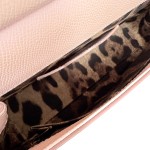 Dolce & Gabbana Sicily Grainy Leather Top Handle Crossbody Bag